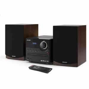 Sharp | Hi-Fi Micro System | XL-B517D(BR) | Brown | USB port | AUX in | Bluetooth | CD player | FM radio | Wireless connection - Image 7