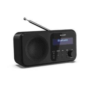 Sharp DR-P420(BK) Tokyo Portable Digital Radio, FM/DAB/DAB+, Bluetooth 5.0, USB or Battery Powered, Midnight Black | Sharp | Tokyo Portable Digital Radio | DR-P420(BK) | Bluetooth | Midnight Black - Image 10