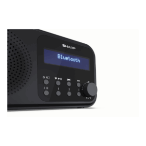 Sharp DR-P420(BK) Tokyo Portable Digital Radio, FM/DAB/DAB+, Bluetooth 5.0, USB or Battery Powered, Midnight Black | Sharp | Tokyo Portable Digital Radio | DR-P420(BK) | Bluetooth | Midnight Black - Image 12