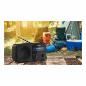 Sharp DR-P420(BK) Tokyo Portable Digital Radio, FM/DAB/DAB+, Bluetooth 5.0, USB or Battery Powered, Midnight Black | Sharp | Tokyo Portable Digital Radio | DR-P420(BK) | Bluetooth | Midnight Black - Image 14