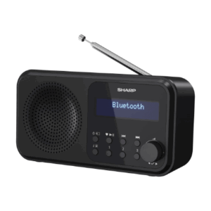 Sharp DR-P420(BK) Tokyo Portable Digital Radio, FM/DAB/DAB+, Bluetooth 5.0, USB or Battery Powered, Midnight Black | Sharp | Tokyo Portable Digital Radio | DR-P420(BK) | Bluetooth | Midnight Black - Image 5