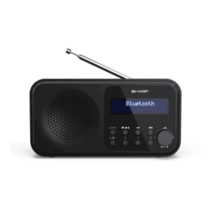 Sharp DR-P420(BK) Tokyo Portable Digital Radio, FM/DAB/DAB+, Bluetooth 5.0, USB or Battery Powered, Midnight Black | Sharp | Tokyo Portable Digital Radio | DR-P420(BK) | Bluetooth | Midnight Black - Image 9