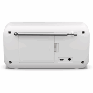 Sharp DR-P420(WH) Tokyo Portable Digital Radio, FM/DAB/DAB+, Bluetooth 5.0, USB or Battery Powered, Snowy White | Sharp | Tokyo Portable Digital Radio | DR-P420(WH) | Bluetooth | White - Image 4