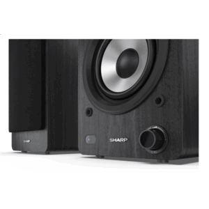 Sharp CP-SS30 Bookshelf Speakers, Black | Sharp | Speakers | CP-SS30(BK) Bookshelf | 60 W | Bluetooth | Black | Wireless connection - Image 10