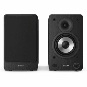 Sharp CP-SS30 Bookshelf Speakers, Black | Sharp | Speakers | CP-SS30(BK) Bookshelf | 60 W | Bluetooth | Black | Wireless connection - Image 2