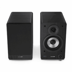Sharp CP-SS30 Bookshelf Speakers, Black | Sharp | Speakers | CP-SS30(BK) Bookshelf | 60 W | Bluetooth | Black | Wireless connection - Image 4