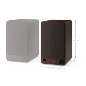 Sharp CP-SS30 Bookshelf Speakers, Brown | Sharp | Speakers | CP-SS30(BR) Bookshelf | 60 W | Bluetooth | Brown | Wireless connection - Image 11