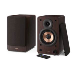 Sharp CP-SS30 Bookshelf Speakers, Brown | Sharp | Speakers | CP-SS30(BR) Bookshelf | 60 W | Bluetooth | Brown | Wireless connection - Image 1
