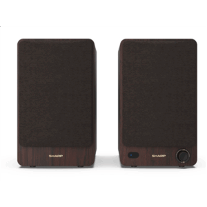 Sharp CP-SS30 Bookshelf Speakers, Brown | Sharp | Speakers | CP-SS30(BR) Bookshelf | 60 W | Bluetooth | Brown | Wireless connection - Image 3