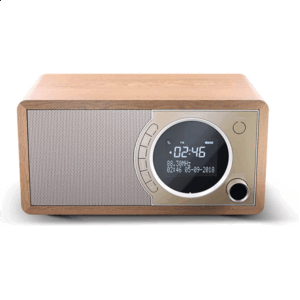 Sharp DR-450(BR) Digital Radio, FM/DAB/DAB+, Bluetooth 4.2, Alarm function, Brown | Sharp | Digital Radio | DR-450(BR) | Bluetooth | Brown - Image 2