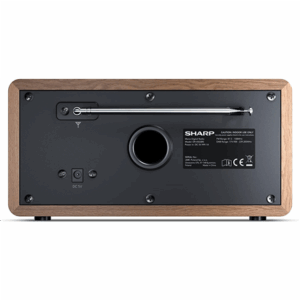 Sharp DR-450(BR) Digital Radio, FM/DAB/DAB+, Bluetooth 4.2, Alarm function, Brown | Sharp | Digital Radio | DR-450(BR) | Bluetooth | Brown - Image 5