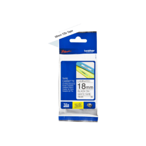 Brother | TZ-241 Laminated Tape | Black on White | TZe | 8 m | 1.8 cm - Image 2