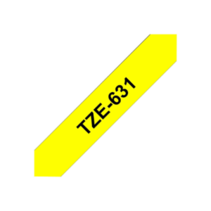 Brother | TZe-631 Laminated Tape | Black on Yellow | TZe | 8 m | 1.2 cm - Image 12