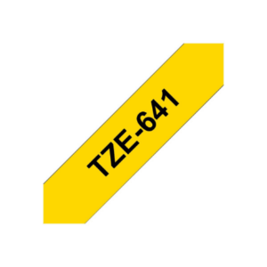 Brother | TZe-641 Laminated Tape | Black On Yellow | TZe | 8 m | 1.8 cm - Image 9