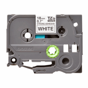 Brother | TZe-S241 Strong Adhesive Laminated Tape | Black on White | TZe | 8 m | 1.8 cm - Image 9