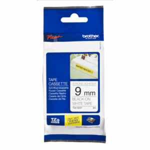 Brother | TZe-S221 Strong Adhesive Laminated Tape | Black on White | TZe | 8 m | 9 cm - Image 5