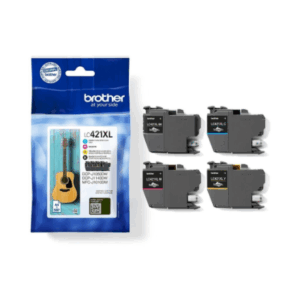 Brother LC421XLVAL Ink Cartridge Multipack | Brother Brother LC | LC421XLVAL | Brother LC421XL - 4-pack - XL - black, yellow, cyan, magenta - original - ink cartridge | Ink cartridge | Black, yellow, cyan, magenta - Image 7