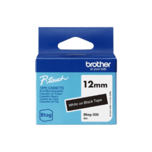 Brother BTAG-335 | White on Black | Btag - Image 3