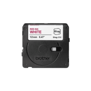 Brother BTAG-232 | Red on White | Btag - Image 2