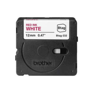 Brother BTAG-232 | Red on White | Btag - Image 4