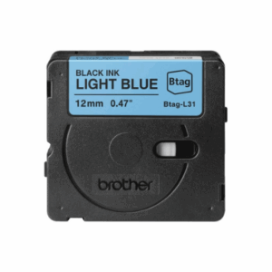 Brother BTAG-L31 | Black on Light Blue | Btag - Image 2