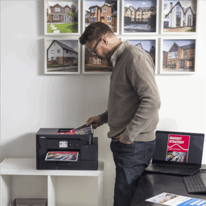 Brother | Multifunctional printer | MFC-J4550DW | Inkjet | Colour | All-in-one | A4 | Wi-Fi | Black - Image 5