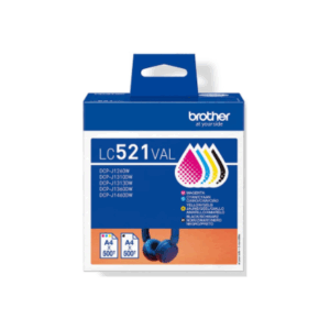 Brother LC521VAL | Ink Cartridge | Black, Cyan, Magenta,Yellow - Image 2
