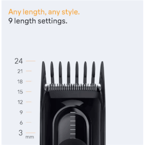 Braun Hair Clipper | HC5510 Series 5 | Cordless | Number of length steps 9 | Black - Image 4