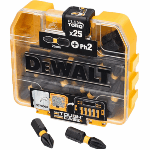 DEWALT DT70555T-QZ Extreme FLEXTORQ 25pc Set PH2 25mm in Small Bulk Storage Case - Image 2