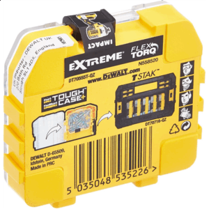 DEWALT DT70555T-QZ Extreme FLEXTORQ 25pc Set PH2 25mm in Small Bulk Storage Case - Image 3