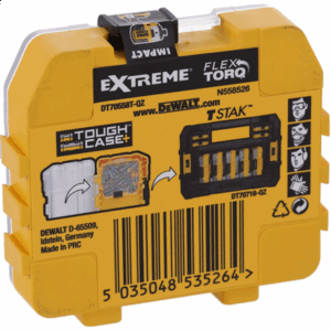 DEWALT DT70558T-QZ Extreme FLEXTORQ 25pc Set T25 25mm in Small Bulk Storage Case - Image 3