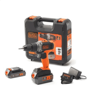 BLACK & DECKER | Cordless Drill/Driver with  2.0 Ah/4.0 Ah Battery | BCD003MEM2K-QW | 18 V | 2.0/4.0 Ah | Lithium - Image 2