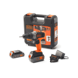 BLACK & DECKER | Cordless Drill/Driver with  2.0 Ah/4.0 Ah Battery | BCD003MEM2K-QW | 18 V | 2.0/4.0 Ah | Lithium - Image 8