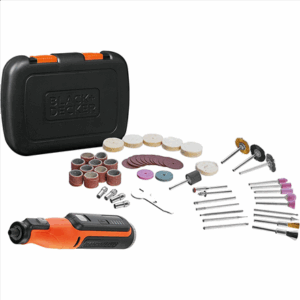 BLACK & DECKER | 8V Cordless Rotary Tool With Kit Box | BCRT8IK-XJ - Image 2