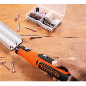 BLACK & DECKER | 8V Cordless Rotary Tool With Kit Box | BCRT8IK-XJ - Image 4