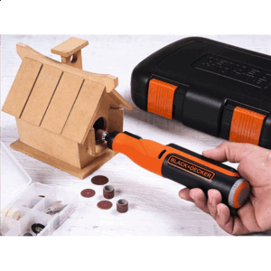BLACK & DECKER | 8V Cordless Rotary Tool With Kit Box | BCRT8IK-XJ - Image 5