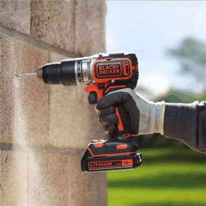 BLACK & DECKER 18V Drill Driver with 2x2.0 Ah Batteries | BCD383D2XK-QW - Image 4
