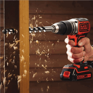 BLACK & DECKER 18V Drill Driver with 2x2.0 Ah Batteries | BCD383D2XK-QW - Image 5