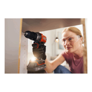 BLACK & DECKER 18V Drill Driver with 2x2.0 Ah Batteries | BCD383D2XK-QW - Image 8