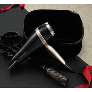 Remington Salon Smooth Hair Dryer Gift Set | D6940GP | 2100 W | Number of temperature settings 3 | Ionic function | Diffuser nozzle | Black - Image 3