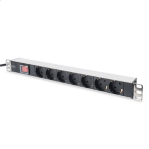 Aluminum outlet strip with switch | DN-95402 | Sockets quantity 7 - Image 2
