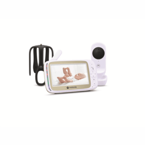 Motorola 5.0” Wi-Fi Video Baby Monitor with Stargrip Crib Mount | VM45 Connect | White - Image 4