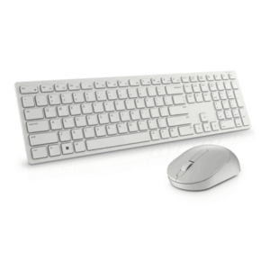 Dell | Keyboard and Mouse | KM5221W Pro | Keyboard and Mouse Set | Wireless | Mouse included | Russian | White | 2.4 GHz