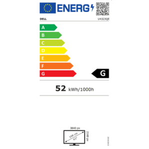 Dell | USB-C Hub Monitor | U4323QE | 42.5 " | IPS | UHD | 16:9 | 60 Hz | 5 ms | 3840 x 2160 | 350 cd/m² | HDMI ports quantity 2 - Image 8