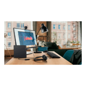 Dell | Ausinės | WH3024 | Built-in microphone | USB-C, USB-A | Black - Image 7