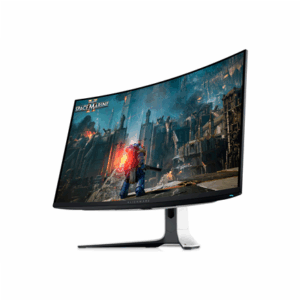 Dell | Curved Screen Gaming Monitor | AW3225QF | 31.6  | OLED | 4K UHD | 16:9 | 240 Hz | 0.03 ms | 3840 x 2160 pixels | 1000 cd/m² | Power connector, Security-lock slot, Joystick, USB-A, USB-B, USB-C, HDMI, DispalyPort | HDMI ports quantity 2 | White / Black | Warranty 36 month(s) - Image 3
