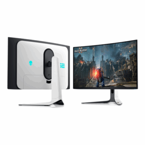 Dell | Curved Screen Gaming Monitor | AW3225QF | 31.6  | OLED | 4K UHD | 16:9 | 240 Hz | 0.03 ms | 3840 x 2160 pixels | 1000 cd/m² | Power connector, Security-lock slot, Joystick, USB-A, USB-B, USB-C, HDMI, DispalyPort | HDMI ports quantity 2 | White / Black | Warranty 36 month(s) - Image 6