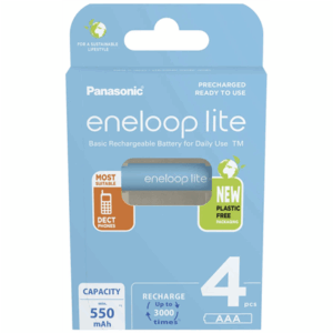 Panasonic | Rechargeable Batteries | ENELOOP Lite BK-4LCCE/4BE | AAA | 550 mAh | 4 pc(s)