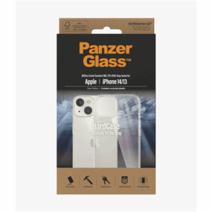 PanzerGlass | HardCase | Apple | iPhone 14/13 | Clear | Wireless charging compatible; 100% recycled frame material - Image 2