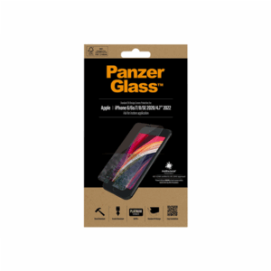 PanzerGlass | Screen Protector | Apple | Iphone 6/6s/7/8/SE (2020) | Glass | Crystal Clear | Clear Screen Protector - Image 6